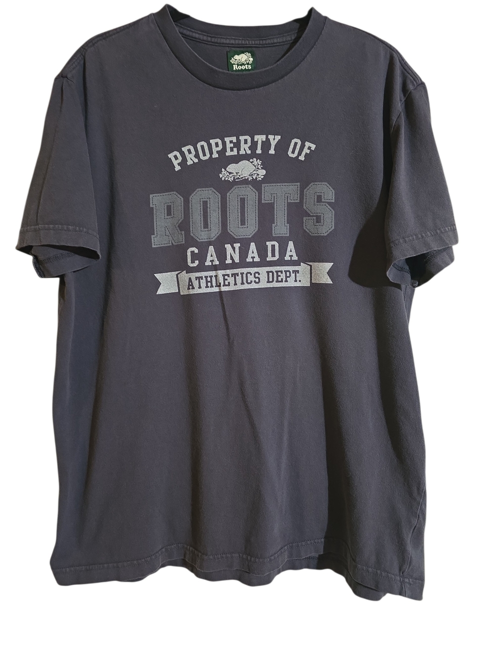 Roots Men's Dark Navy Graphic Short-Sleeve Tee